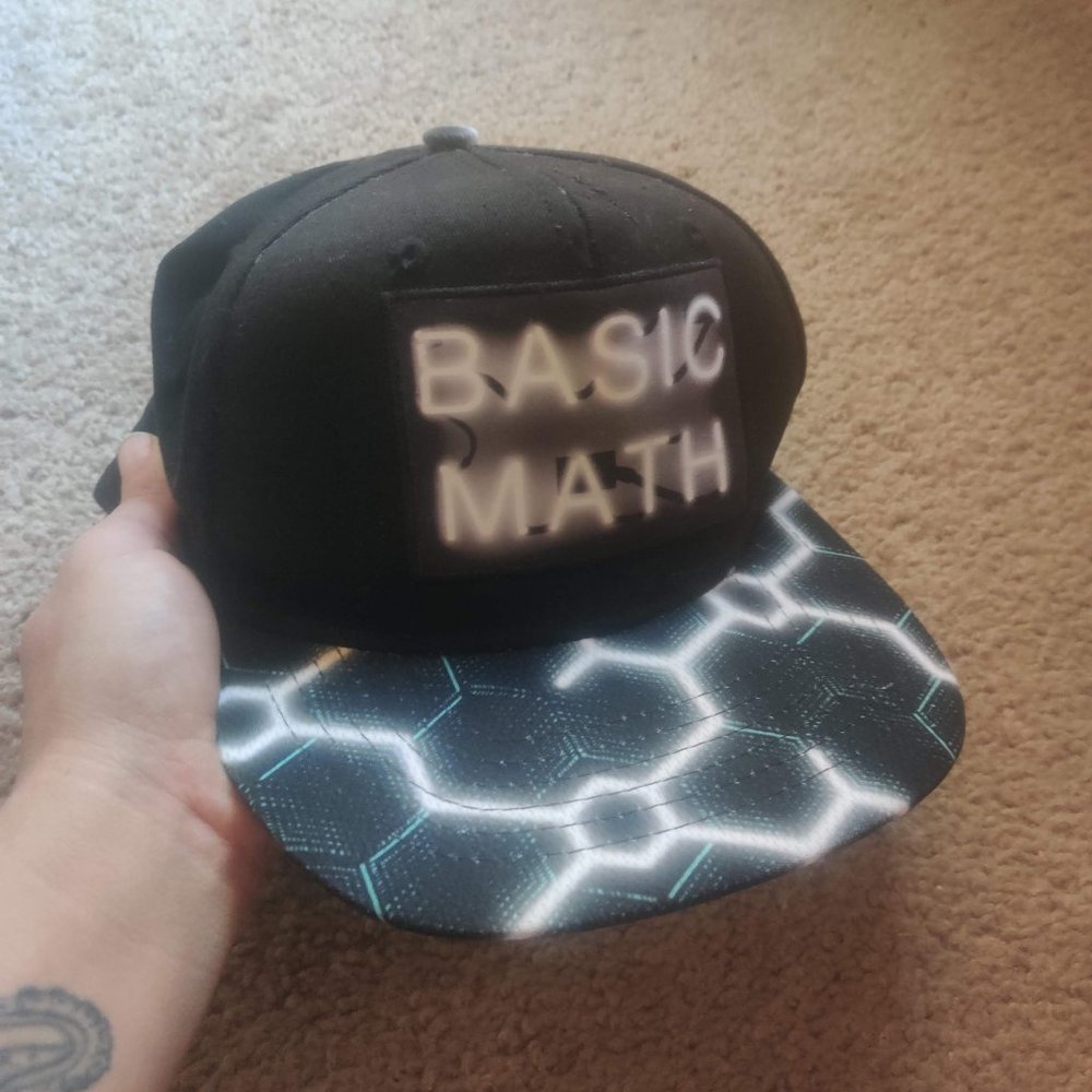 Basic Math Snapback Hat - image 1